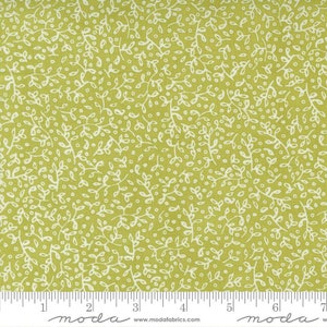 Dandi Duo Painted Leaves Grass by Robin Pickens for Moda Fabrics 48754 13 Sold in HALF yard increments