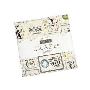 Graze Charm Pack 42 Pieces by Sweetwater for Moda Fabrics 55600PP