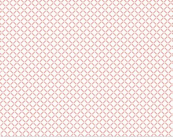 Lighthearted Summer Cream Pink by Camille Roskelley for Moda Fabrics 55295 11 Fabric sold in HALF YARD increments