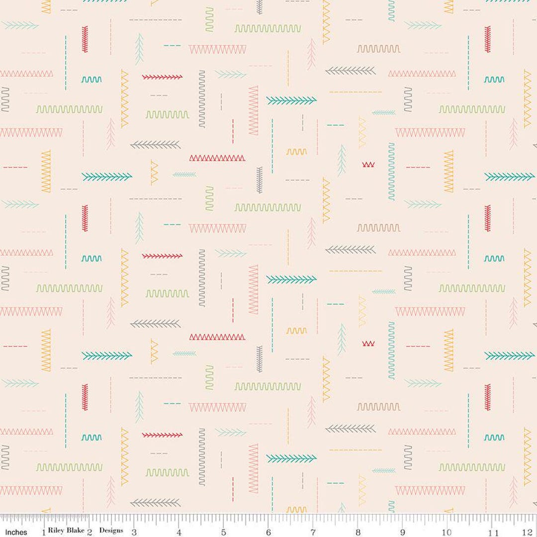 Hush Hush 4 in Stitches by Lori Holt for Riley Blake Designs C15443 ...