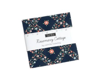 Rosemary Cottage Charm Pack 42 Pieces by Camille Roskelley Moda Fabrics 55310PP