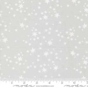 Delivered With Love Stars Grey by Paper And Cloth for Moda Fabrics 25134 19 Sold in HALF yard increments