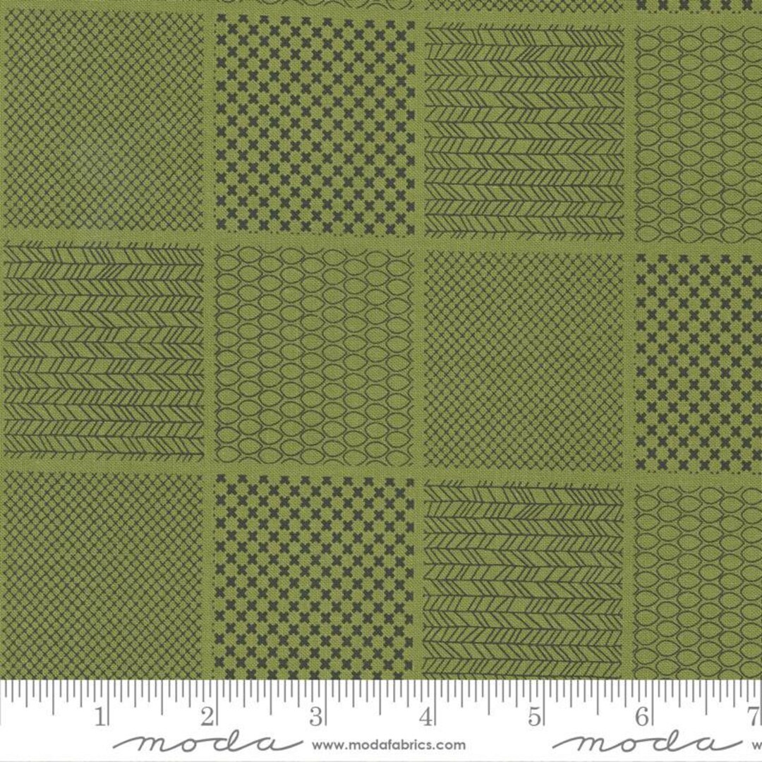 Main Street City Block Grass by Sweetwater for Moda Fabrics 55642 13 ...