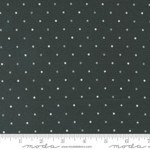Magic Dot Charcoal by Lella Boutique for Moda Fabrics 5230 36 This Fabric is sold in HALF YARD increments