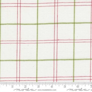 Merry Little Christmas Wovens White Multi by Bonnie and Camille for Moda Fabrics, 55249 11 This fabric is sold in HALF yard increments