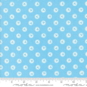 Dainty Meadow Dainty Dot Bluebell by Heather Briggs of My Sew Quilty Life for Moda Fabrics 31746 23 Sold in HALF yard increments