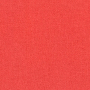 May include: A solid red fabric with a subtle woven texture.