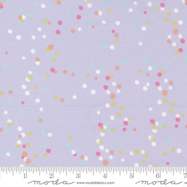 Soiree Confetti Lavender by Mara Penny for Moda Fabrics, 13377 18 Sold in HALF yard increments