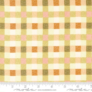 Quaint Cottage Plaid Blush by Gingiber of Dreamy Quilts for Moda Fabrics 48375 11 Sold in HALF yard Increments