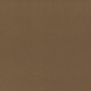 May include: A solid, medium-brown fabric with a subtle texture. The color is a warm, earthy tone, reminiscent of coffee or a rich, dark wood. The fabric appears to be a tightly woven material, suitable for various crafting or sewing projects.