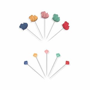 Quilting Pretty Pins by Lori Holt for Riley Blake Designs - ST-39773 - Pack of 60 pins for quilting and sewing