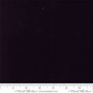 Black Moda bella cotton solid 9900 99 Black Solid  Sold in HALF yard increments
