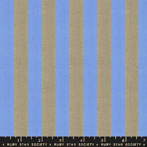 Warp and Weft Ooh Lucky Lucky Clothesline Stripes Golden by Alexia Abegg for Ruby Star Society RS4124 12 Sold in HALF YARD increments