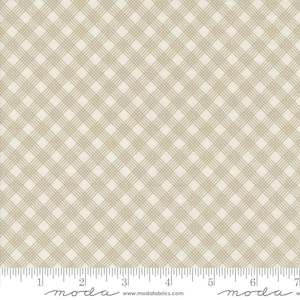 Snowman Gatherings IV Window Pane Frozen Snow Taupe by Primitive Gatherings for Moda Fabrics 49254 18 Sold in HALF yard increments