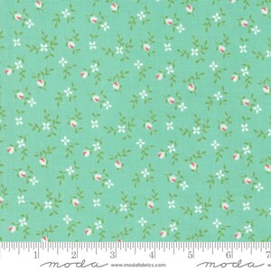 Cali & Co Vine and Bud Sea by Corey Yoder for Moda Fabrics 29192 39 This fabric is sold in HALF Yard increments