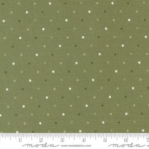 Magic Dot Fern (Part of Berry and Pine) by Lella Boutique for Moda Fabrics 5230 19 This Fabric is sold in HALF YARD increments