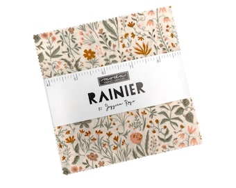 Rainier Charm Pack 42 Pieces by Jessica Rose of Quiltd Studios for Moda Fabrics 38140PP