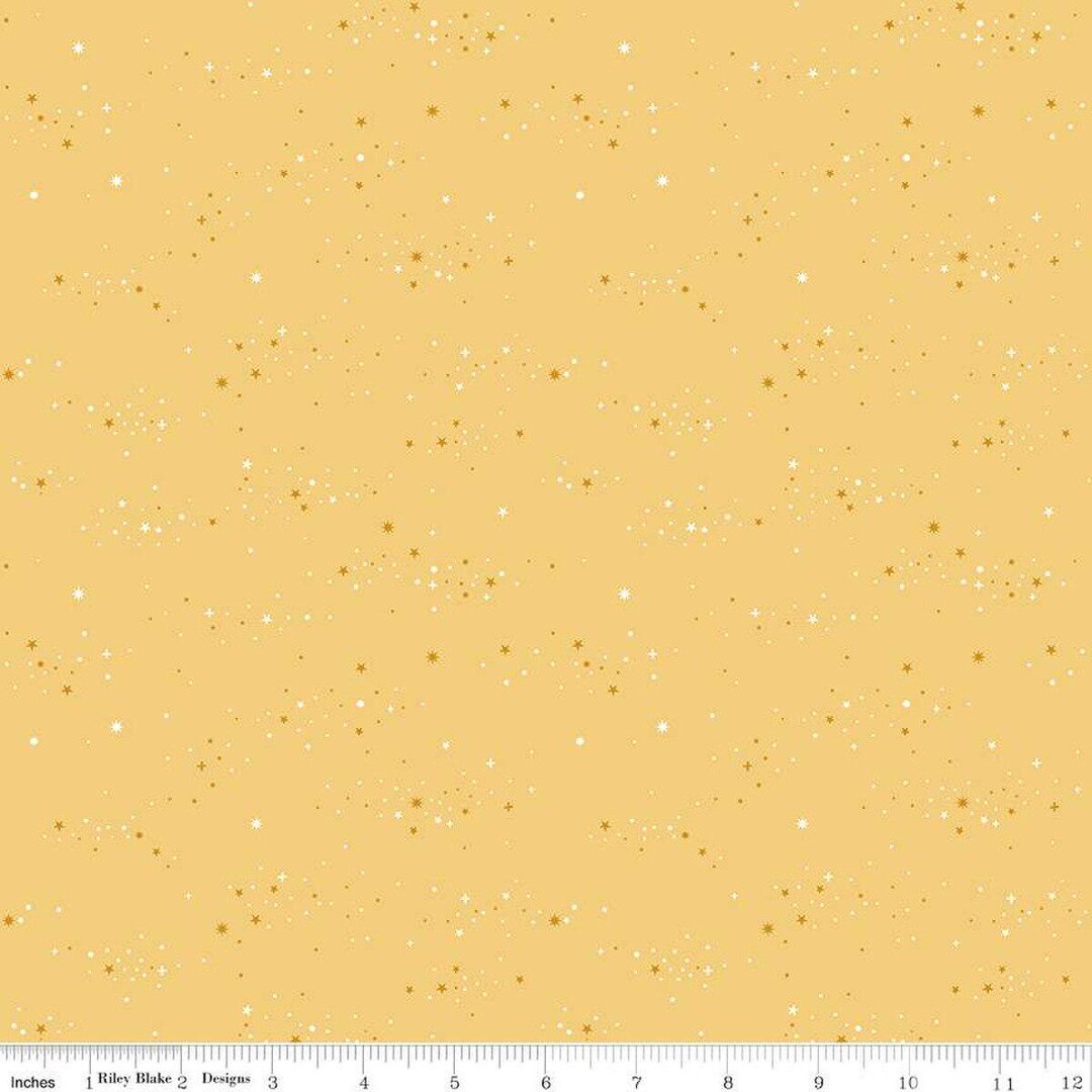 Starlight Riley Blake Pattern Between the Pages Starlight Honey by Fran Gulick for Riley Blake ...
