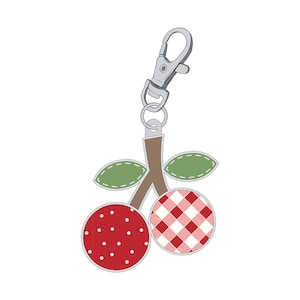 The Cherries Enamel Happy Charms by Lori Holt of Bee in my Bonnet ST-28242