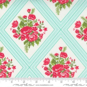 Merry Little Christmas Cream Multi by Bonnie and Camille for Moda Fabrics, 55241 15 This fabric is sold in HALF yard increments