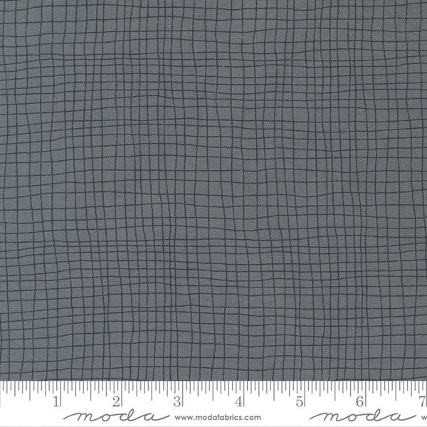 Filigree Grids Graphite by Zen Chic for Moda Fabrics 1815 20 Sold in HALF yard increments