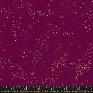 Speckled Metallic Purple Velvet by Rashida Coleman-hale for Ruby Star Society. RS5027 73M This Fabric is sold in HALF yard increments