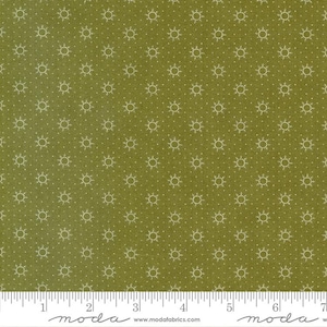 Joyful Gatherings Snowflakes Mistletoe by Primitive Gatherings for Moda Fabrics 49216 15 Sold in HALF yard increments