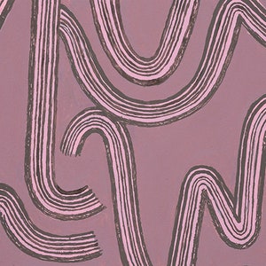 A Ghastlie String Violet by Alexander Henry Fabrics 9066 VIOLET this fabric is sold in HALF Yard increments
