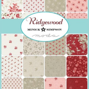 Ridgewood Charm Pack by Minick & Simpson for Moda Fabrics. Beautiful ...