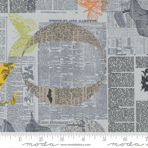 Newsprint Fabric Etsy