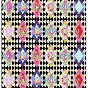Pawn to Queen Quilt Kit featuring Curiouser and Curiouser and Linework for Free Spirit Tula Pink Finished Quilt  Approx. 60 1/2&quot; x 70&quot;