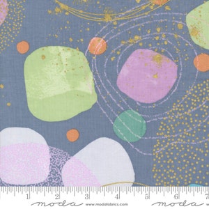 Flirtation Dancing Dusk Metallic by Zen Chic for Moda Fabrics 1830 12M Sold in HALF yard increments