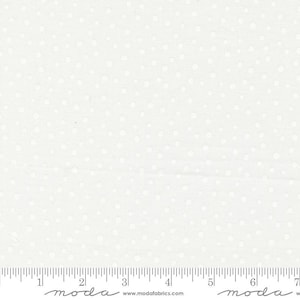 Cali & Co Dottie Cloud White by Corey Yoder for Moda Fabrics 29196 11 This fabric is sold in HALF Yard increments