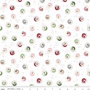 To Grandmother&#39;s House Story Character Cameo Cloud by Jennifer Long for Riley Blake Designs C14372-CLOUD Sold in HALF YARD increments.