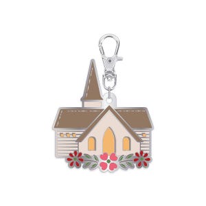 Chapel Enamel Happy Charms Home Town Holiday by Lori Holt of Bee in my Bonnet ST-36030