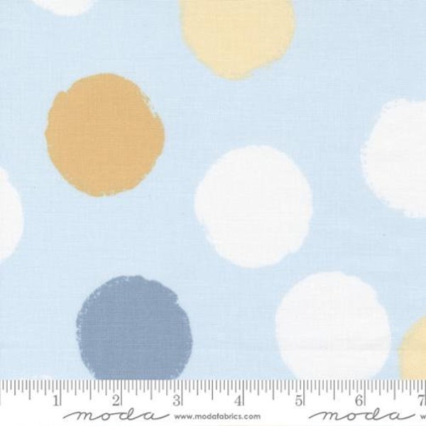 D is for Dream Dark Grey Large Dots by Paper And Cloth for Moda Fabrics 25128 14 Sold in HALF yard increments