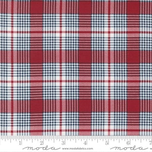 Stateside Plaid Apple Red by Sweetwater for Moda Fabrics 55614 14 Sold in HALF yard increments