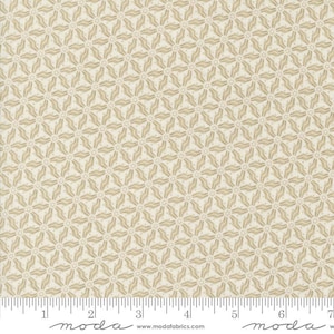 Snowman Gatherings IV Snow Flower Snow Taupe by Primitive Gatherings for Moda Fabrics 49251 16 Sold in HALF yard increments