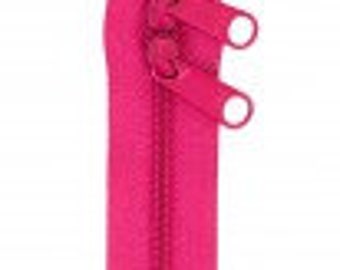 30" Lipstick Douple Slide Handbag Zipper by ByAnnie ZIP30-250. 30 inch zippers for handbags purses