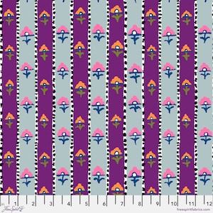 Kaffe Fassett Collective February 2023 Shiraz Grey Kaffe Fassett Free Spirit PWGP194.GREY Sold in HALF yard increments