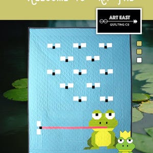Welcome to My Pad Quilt Pattern by Art East Quilting Co. AEQCWP0920 This is a PAPER pattern