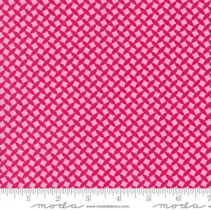 Fiesta Town Square Raspberry by Me & My Sister Designs for Moda Fabrics 22475 12 Sold in HALF yard increments