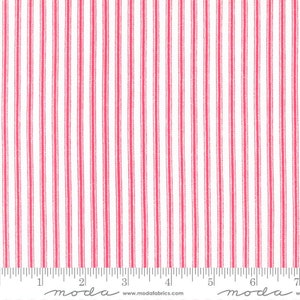 Ellie Ticking Stripe in Soft Red Ellie Ticking Stripe in Soft Red