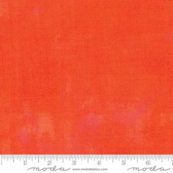 Tangerine Grunge by Basic Grey for Moda 30150 263 Sold in HALF yard increments
