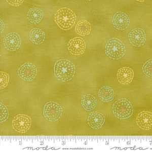 Flirtation Blooming Zest Metallic by Zen Chic for Moda Fabrics 1831 15M Sold in HALF yard increments
