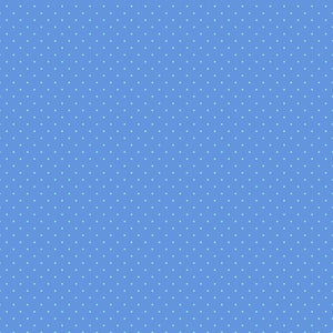 May include: A seamless pattern of small white dots on a light blue background.