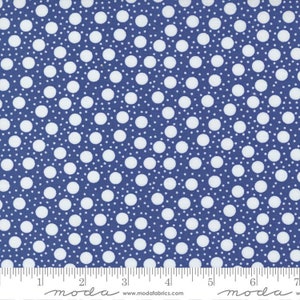 Picnic Pop Fizz Dots Royal Blue by Me & My Sister Designs for Moda Fabrics 22437 13 Sold in HALF yard increments