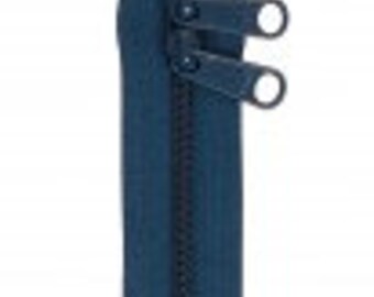30" Twilight Double Slide Handbag Zipper by ByAnnie ZIP30-210. 30 inch zippers for handbags purses