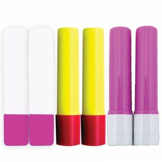 Sewline Fabric Glue Pen Refills. FAB50062 6 Assorted Colors Dries