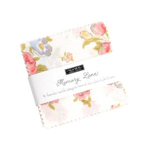 Memory Lane Mini Charm Pack 42 Pieces by Brenda Riddle Designs for Moda Fabrics 18780MC